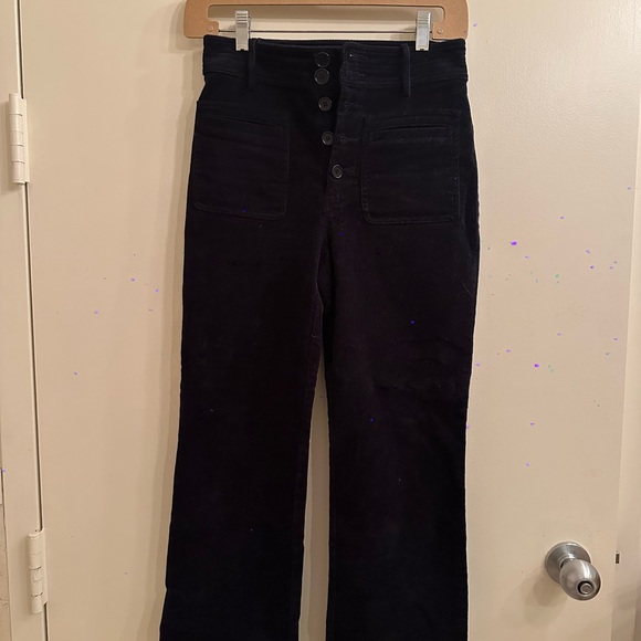 Apiece Apart Slim Marston Corduroy Pants Size 0 Midnight - Picture 10 of 10
